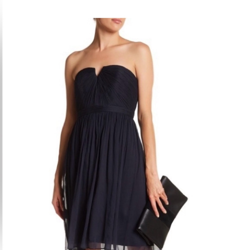 J.Crew Black Strapless Cocktail Dress